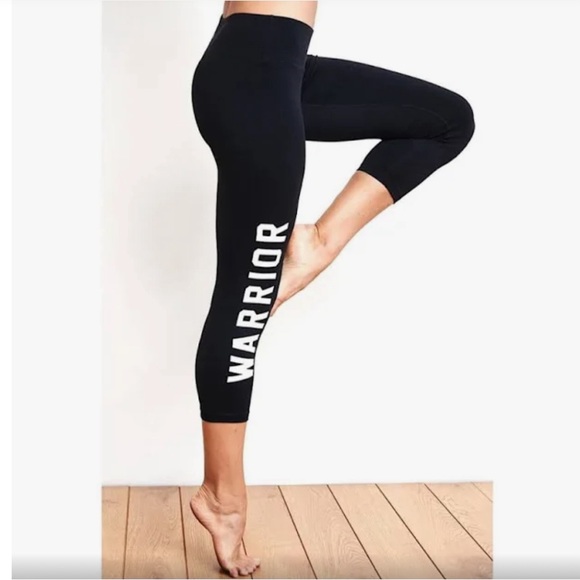 Spiritual Gangster New Warrior + Logo Power Crop Leggings. Lot of 2. Medium - Picture 6 of 6